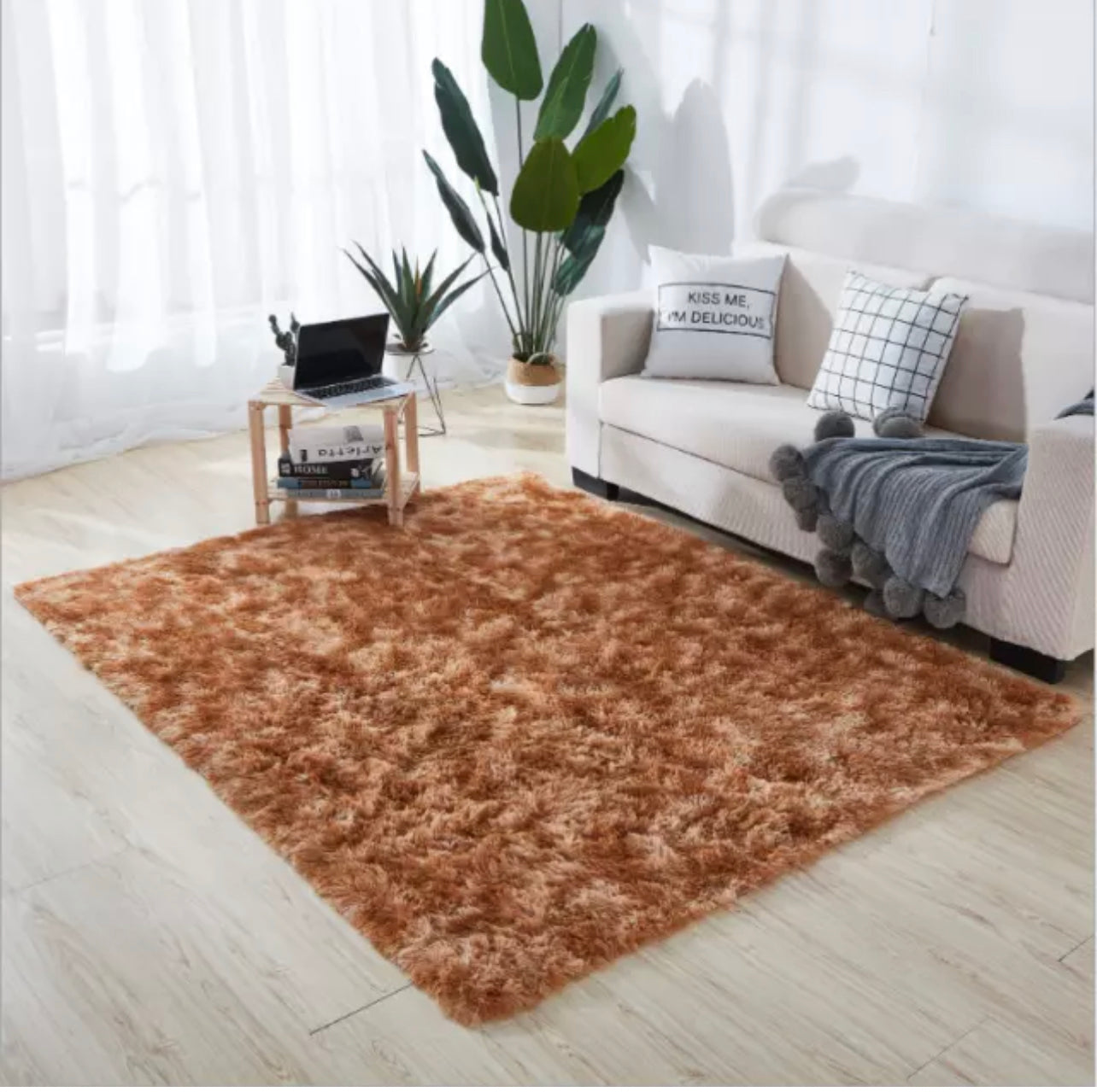 Fluffy Faux Fur Sheepskin Rug Non Slip Large Floor Carpet Rugs Mat Plush Soft AU (2)