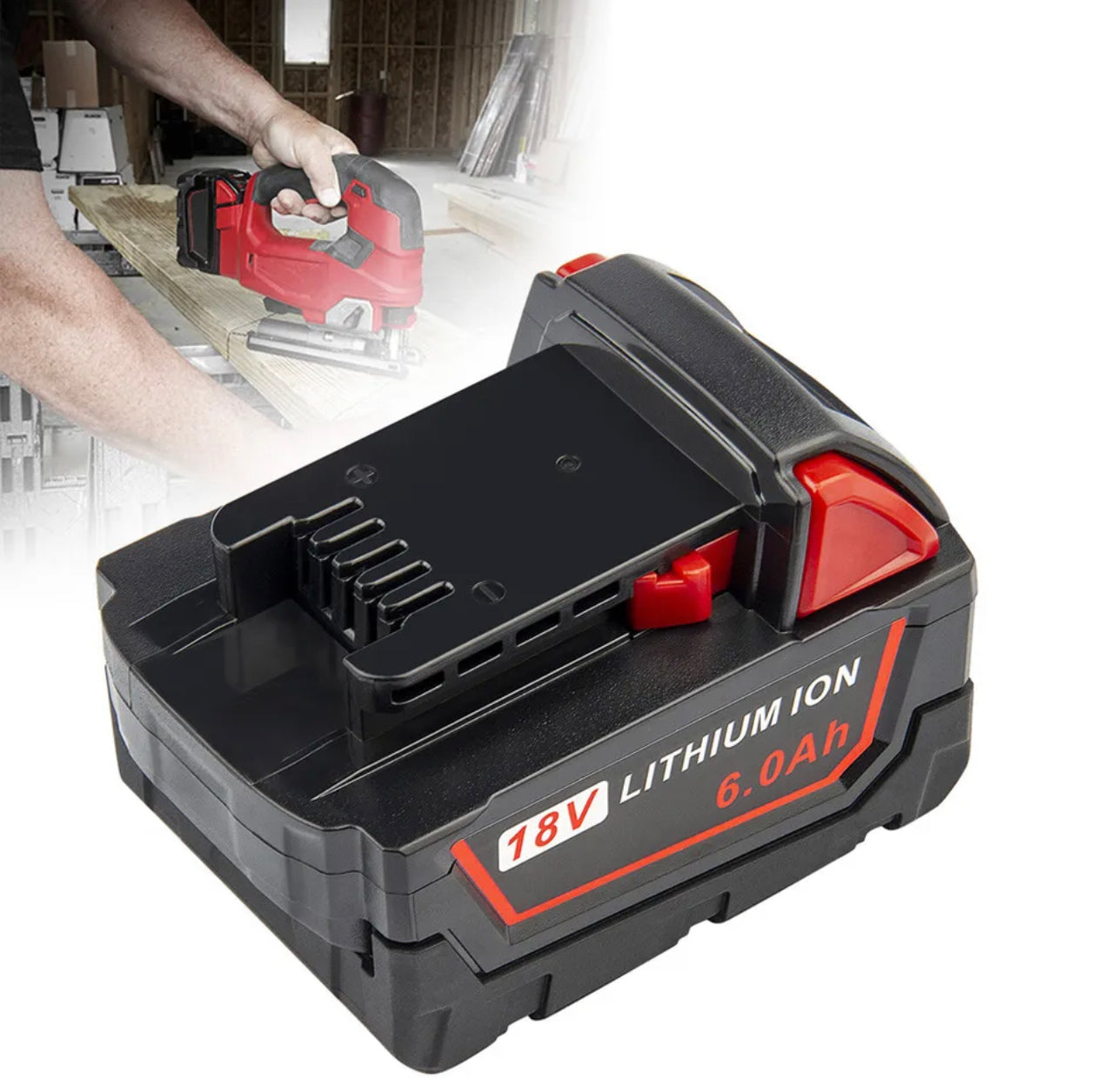 2X For Milwaukee M18 Lithium XC 6.0 Ah 18V Extended Capacity Battery 48-11-1860