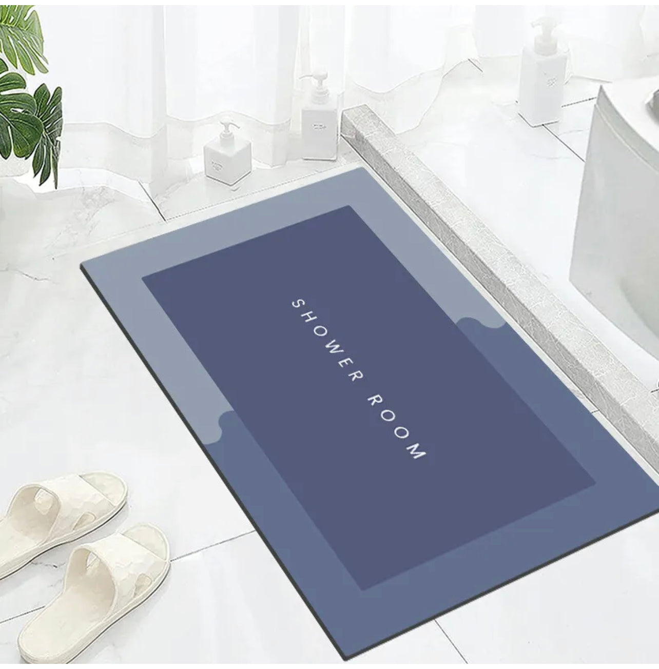 Super Absorbent Floor Mat Soft Quick-Drying Non-Slip Diatom Mud Bath Floor Mat