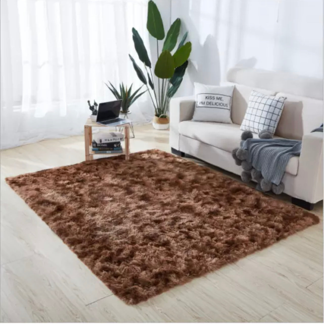 Fluffy Faux Fur Sheepskin Rug Non Slip Large Floor Carpet Rugs Mat Plush Soft AU (2)