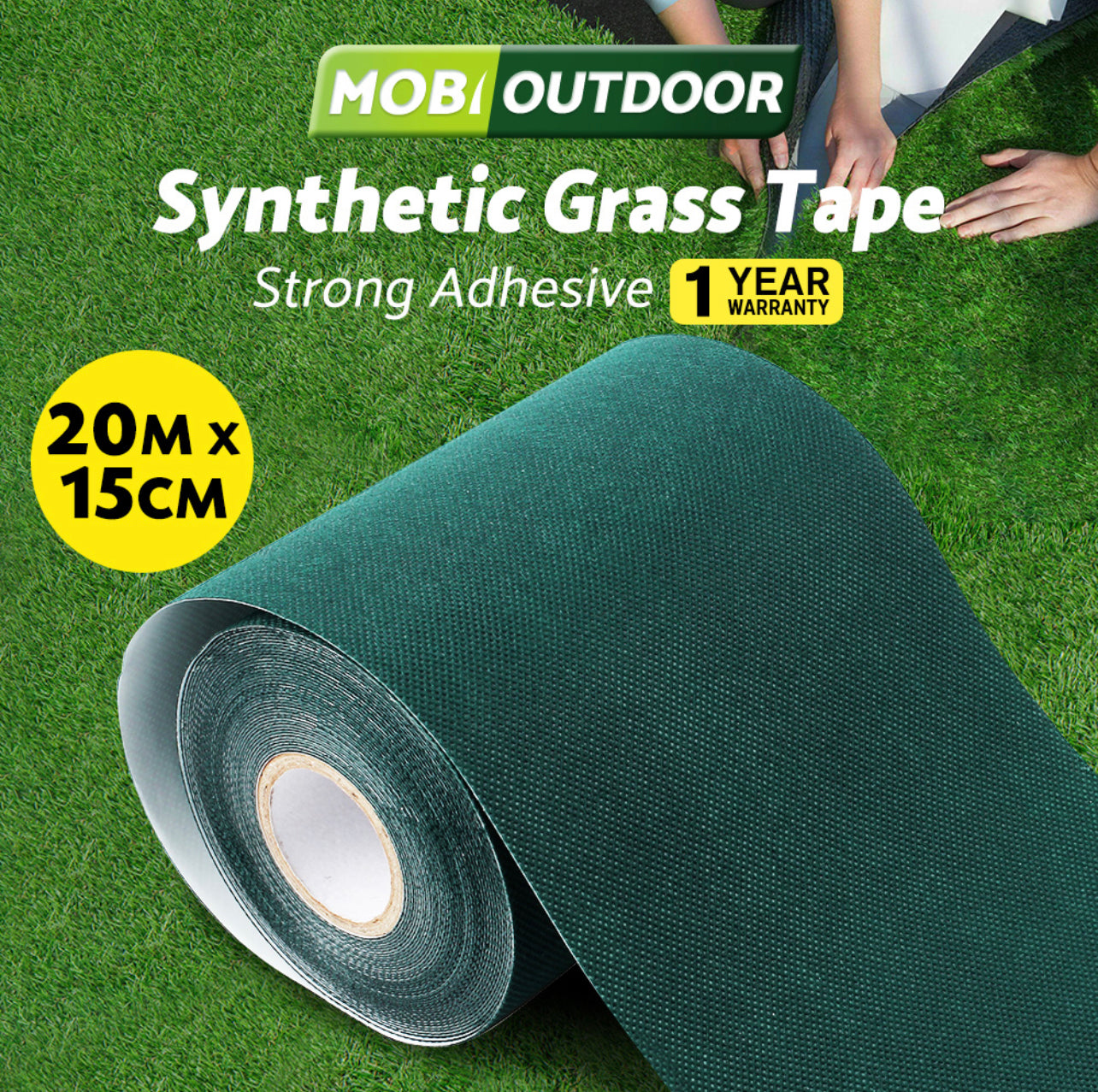 MOBI Artificial Grass 10mm 17mm 30mm Synthetic Fake Lawn Turf Joining Tape