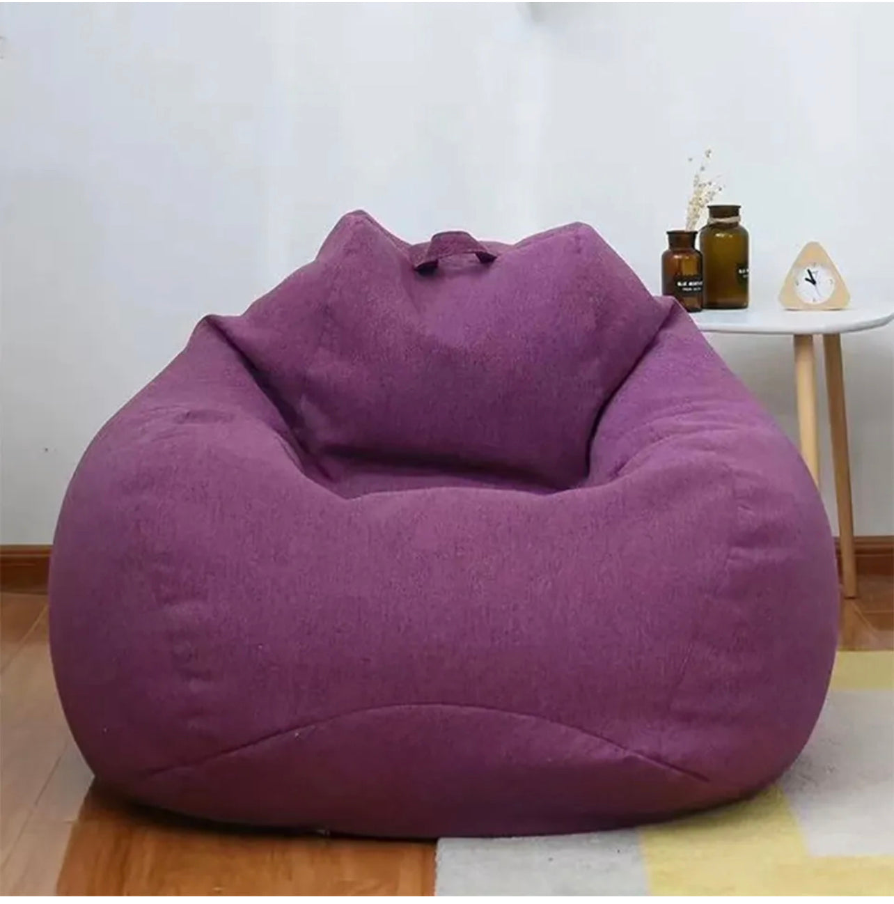 2 Size Large Bean Bag Chair Couch Sofa Cover + inner liner for lean bag Indoor For Adults Lazy Lounger