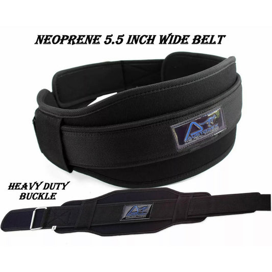 Weight Lifting Fitness Gym BodyBuilding Neoprene Wide Double Back Support Belt