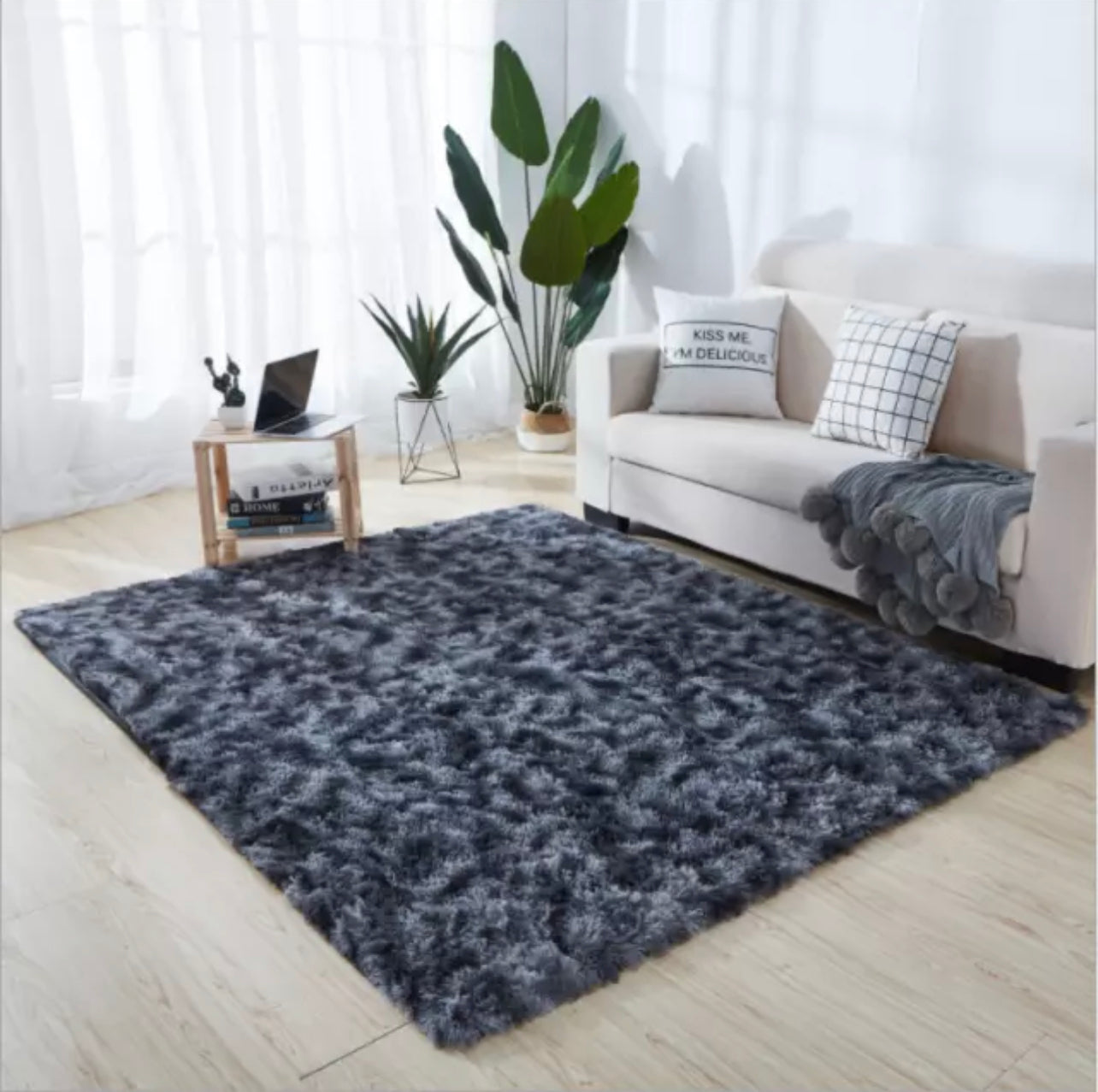 Fluffy Faux Fur Sheepskin Rug Non Slip Large Floor Carpet Rugs Mat Plush Soft AU (2)