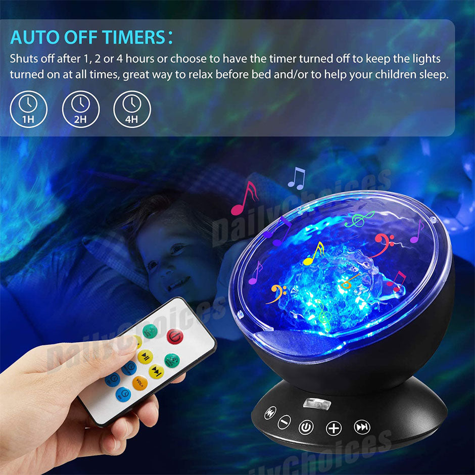 LED Galaxy Starry Night Light Baby Room Lamp Gift Projector Ocean Star Sky Party