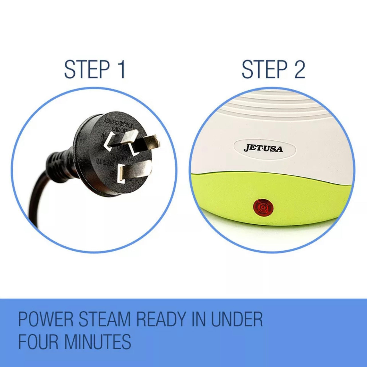 JET-USA Portable Steam Cleaner Multi-Purpose High Pressure