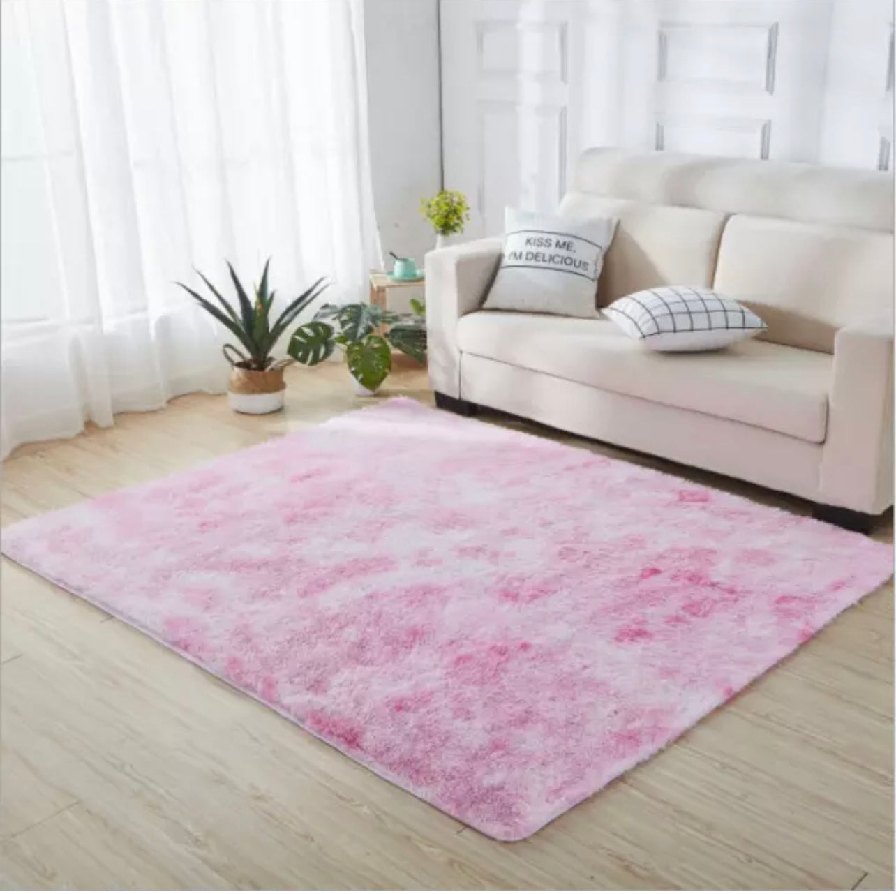 Fluffy Faux Fur Sheepskin Rug Non Slip Large Floor Carpet Rugs Mat Plush Soft AU (1)