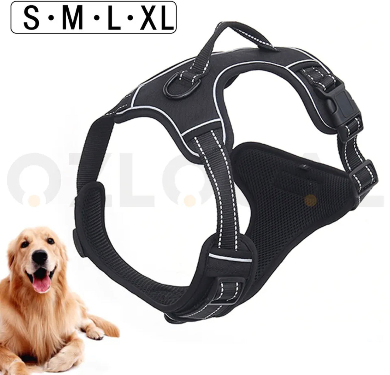 S->XL Front Range No-Pull Dog Harness Vest Adjustable Outdoor Handle Puppy pet