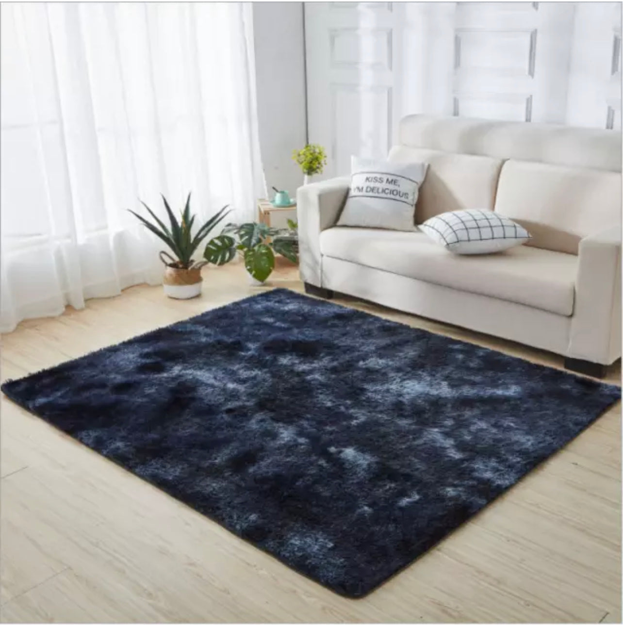 Fluffy Faux Fur Sheepskin Rug Non Slip Large Floor Carpet Rugs Mat Plush Soft AU (1)