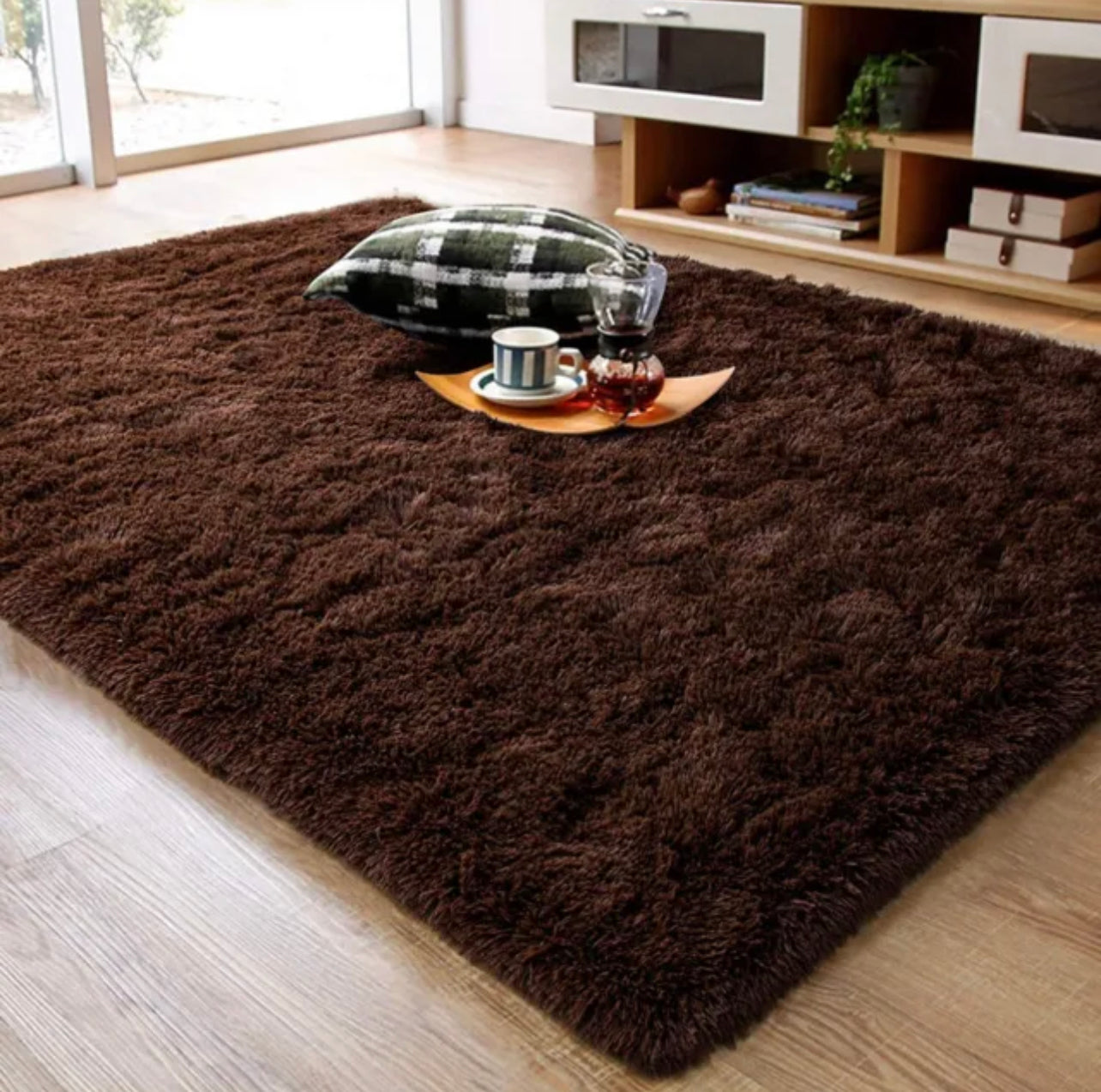 XL Extra Large Plush Luxury Shag Rug Carpet Mat (200 x 300cm)