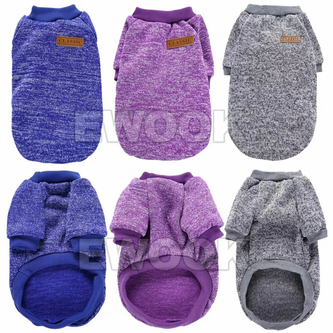 Cute Pet Dog Warm Jumper Sweater Clothes Puppy Cat Knitwear Knitted Coat Winter