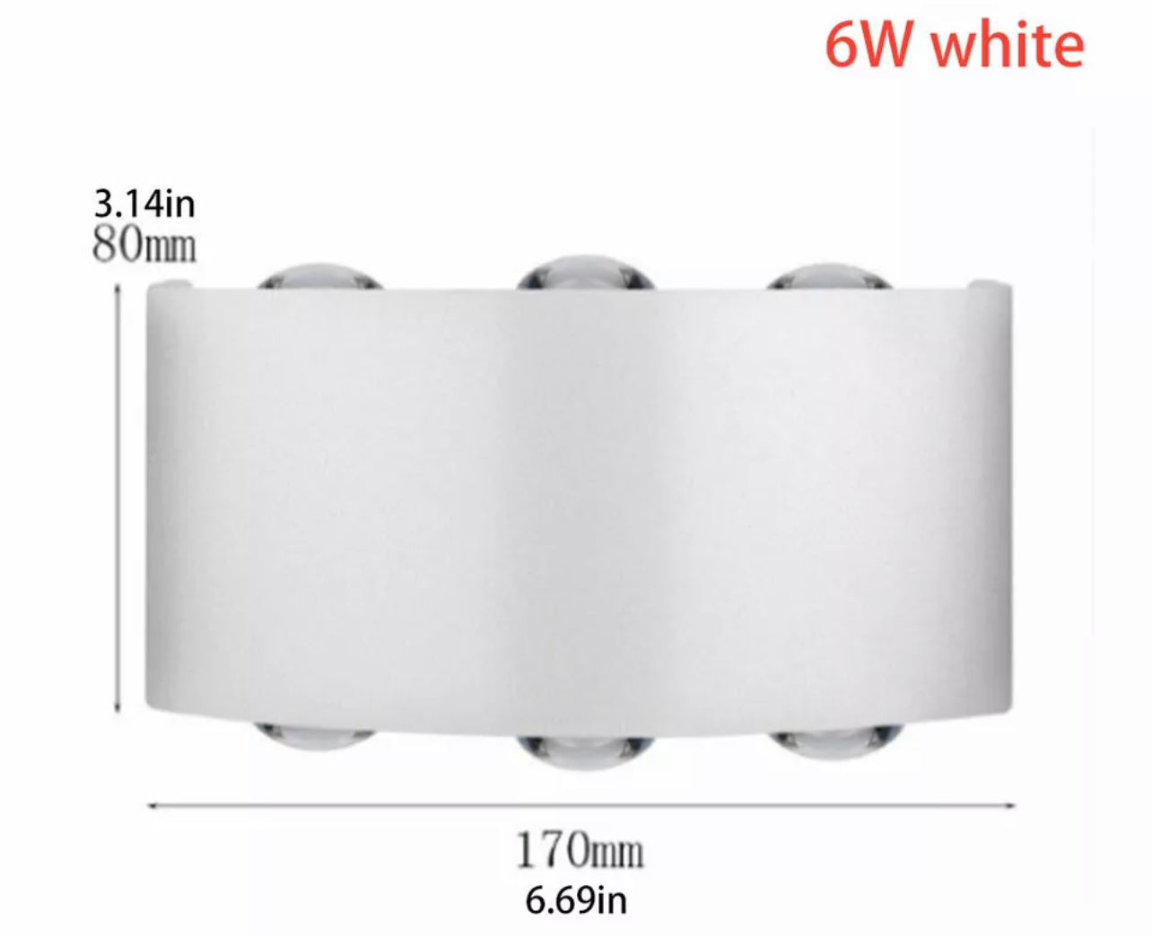 Waterproof Modern Wall Light LED Wall Lamp Sconce Up Down Indoor Outdoor Decor