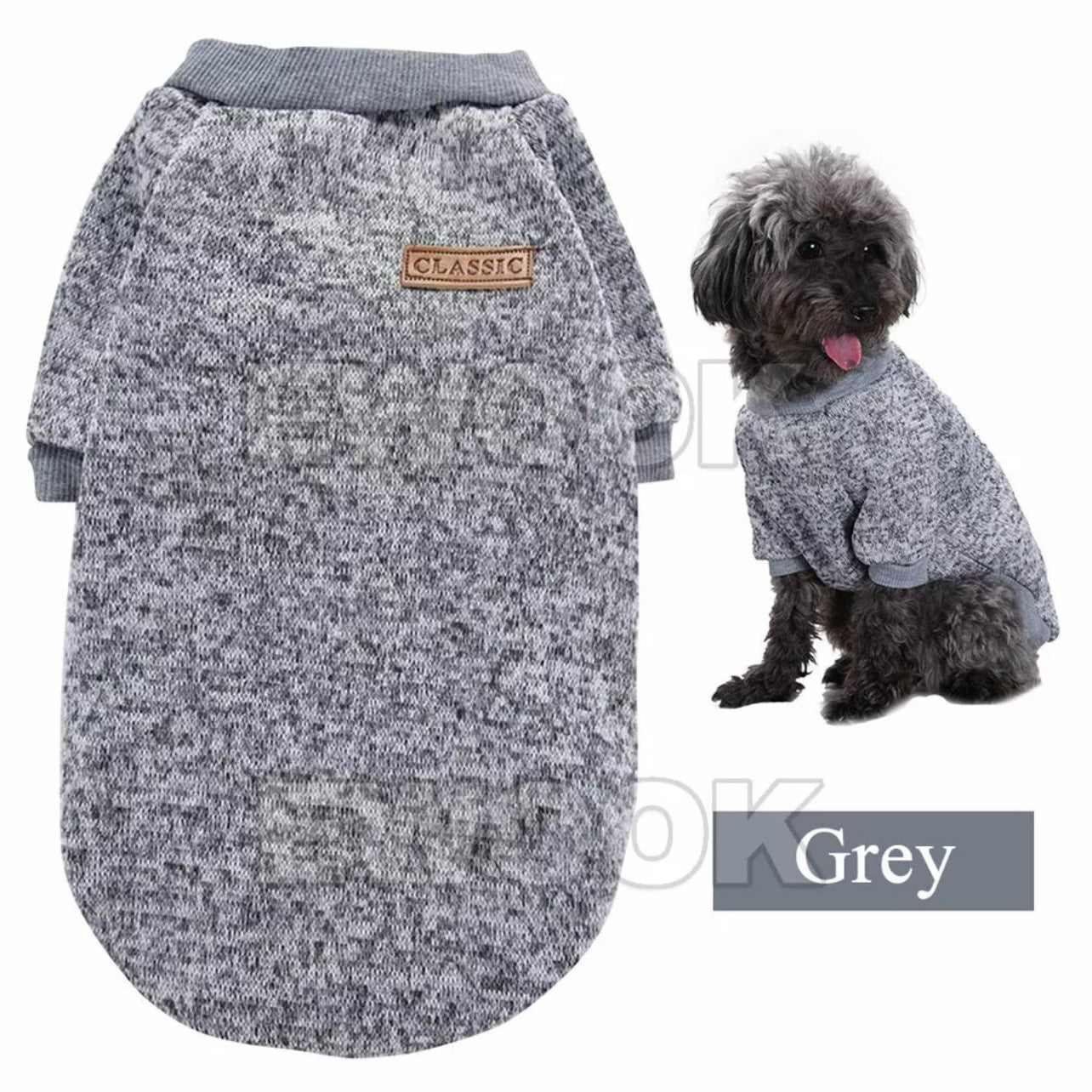 Cute Pet Dog Warm Jumper Sweater Clothes Puppy Cat Knitwear Knitted Coat Winter