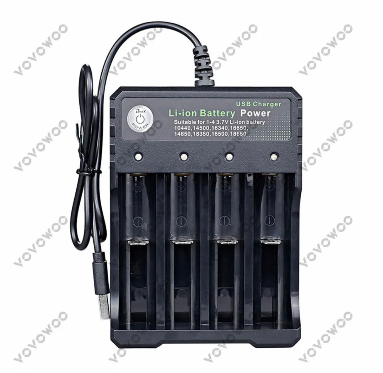 18650 Battery Charger Smart 4 Slots For Rechargeable Li-Ion FAST Charge AU PLUG