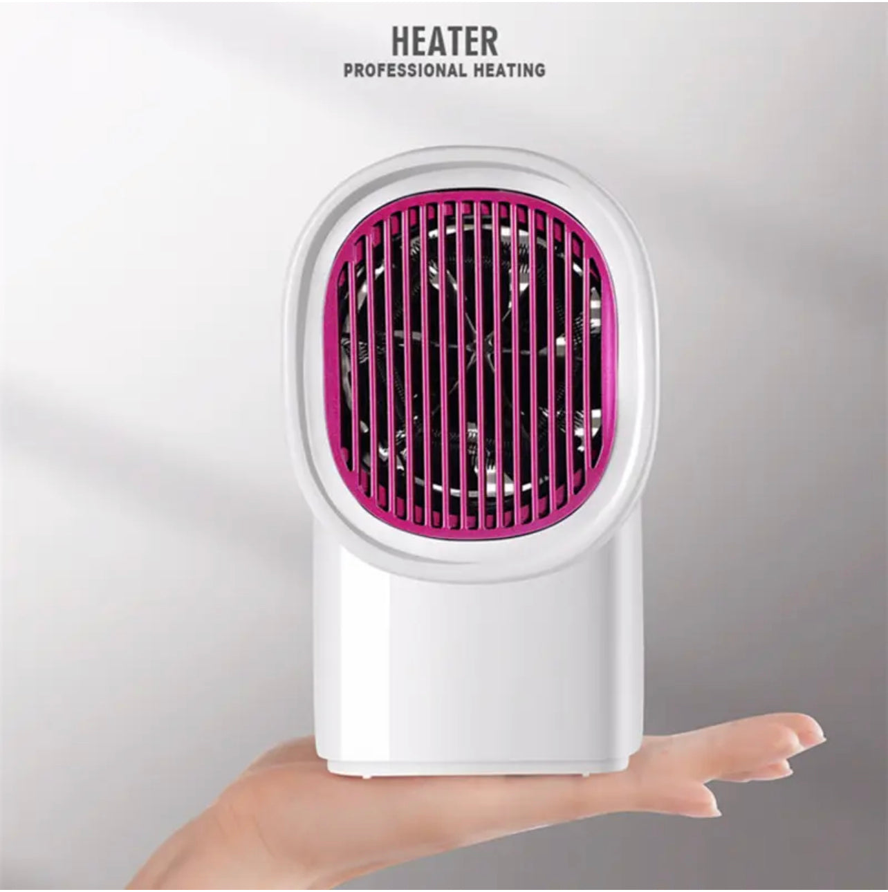 Portable Electric Mini Desktop Heater 220V Fast Heating Heat Fan Home Winter