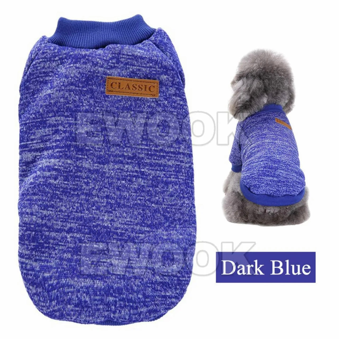 Cute Pet Dog Warm Jumper Sweater Clothes Puppy Cat Knitwear Knitted Coat Winter