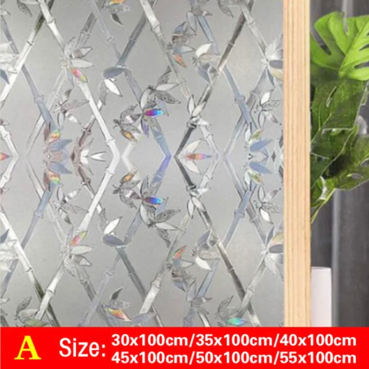 3D Stained Window Glass Self-Adhesive Film Privacy Anti UV Stickers Home Decor