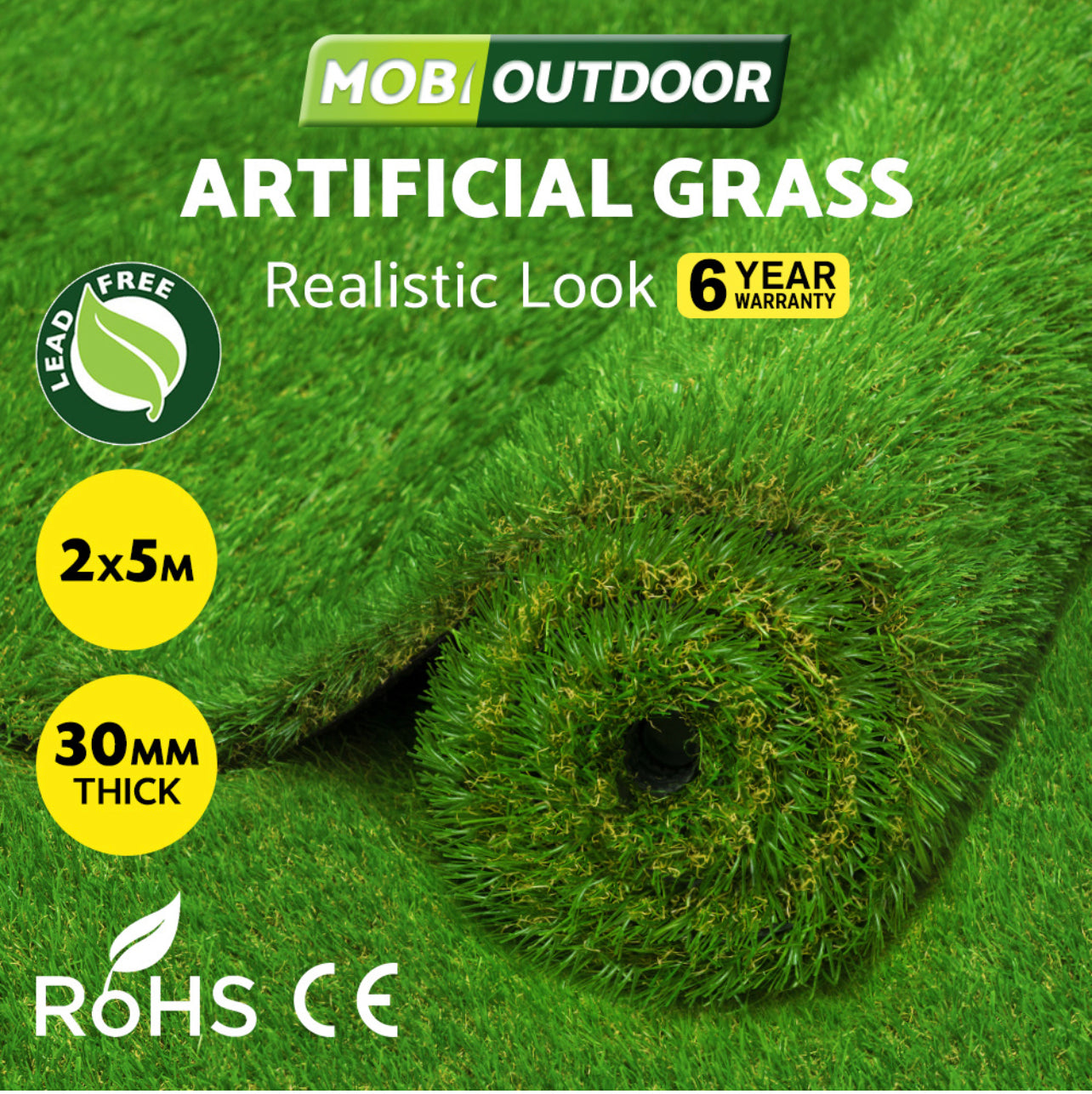 MOBI Artificial Grass 10mm 17mm 30mm Synthetic Fake Lawn Turf Joining Tape