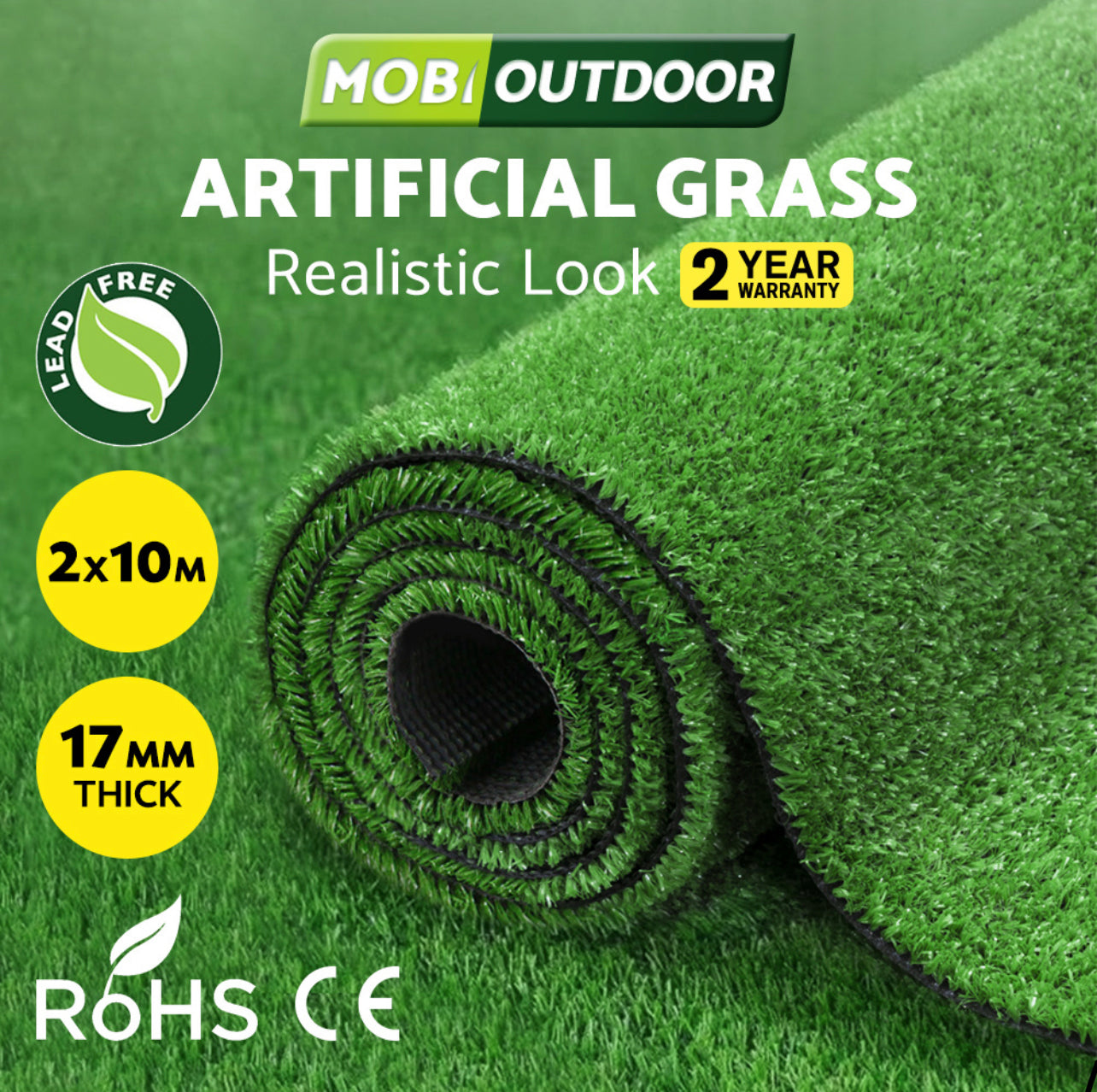 MOBI Artificial Grass 10mm 17mm 30mm Synthetic Fake Lawn Turf Joining Tape