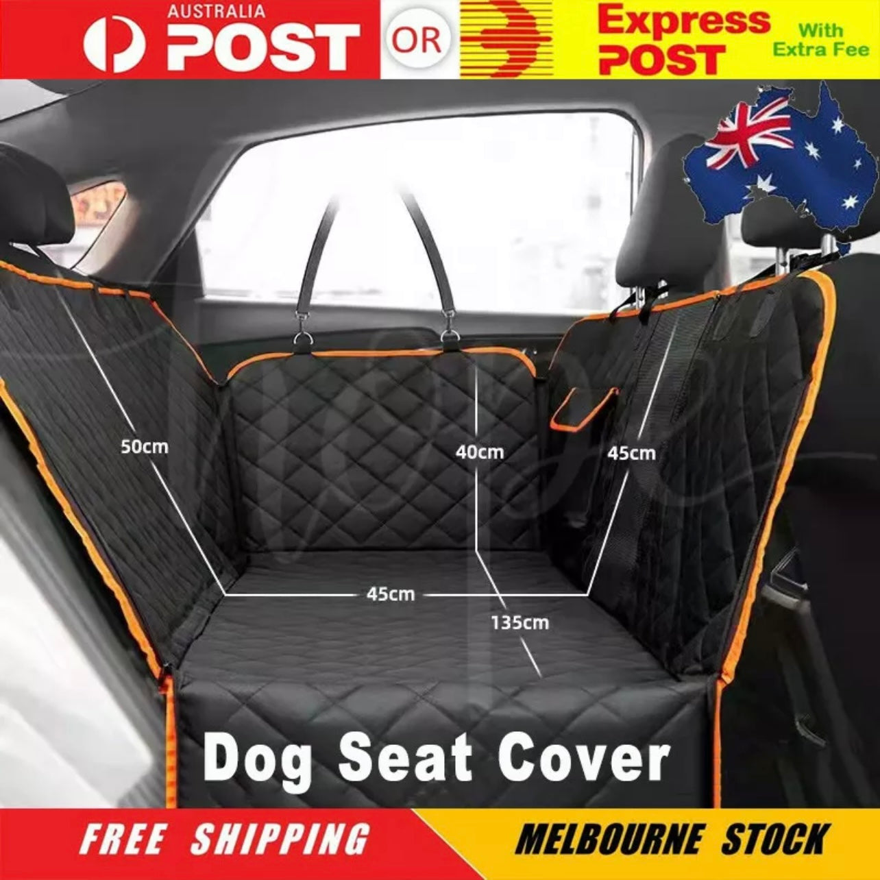 Pet Car dog Seat Cover Hammock NonSlip Protector Mat Waterproof Cat Dog Backseat