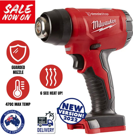 Milwaukee M18BHG-0 18V RedLithium Cordless M18 Compact Heat Gun - Skin Tool Only