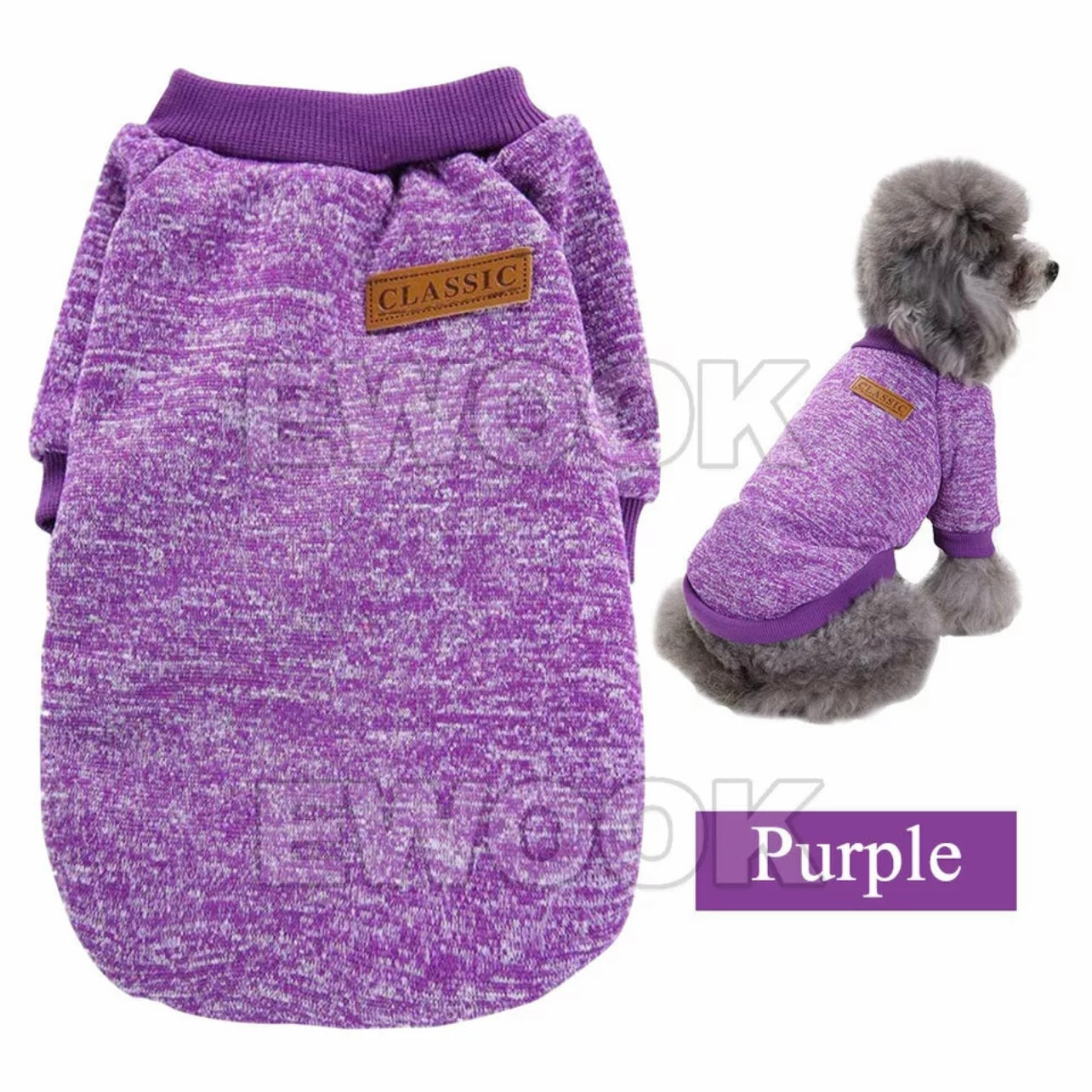 Cute Pet Dog Warm Jumper Sweater Clothes Puppy Cat Knitwear Knitted Coat Winter