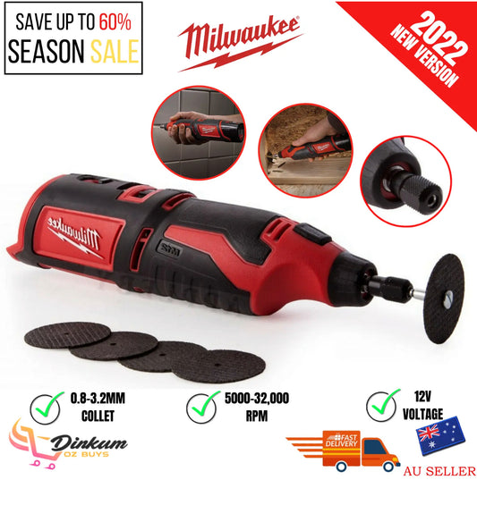 Milwaukee 12V Cordless Rotary Tool Skin Compact M12 Multi-tool Skin Only C12RT-0