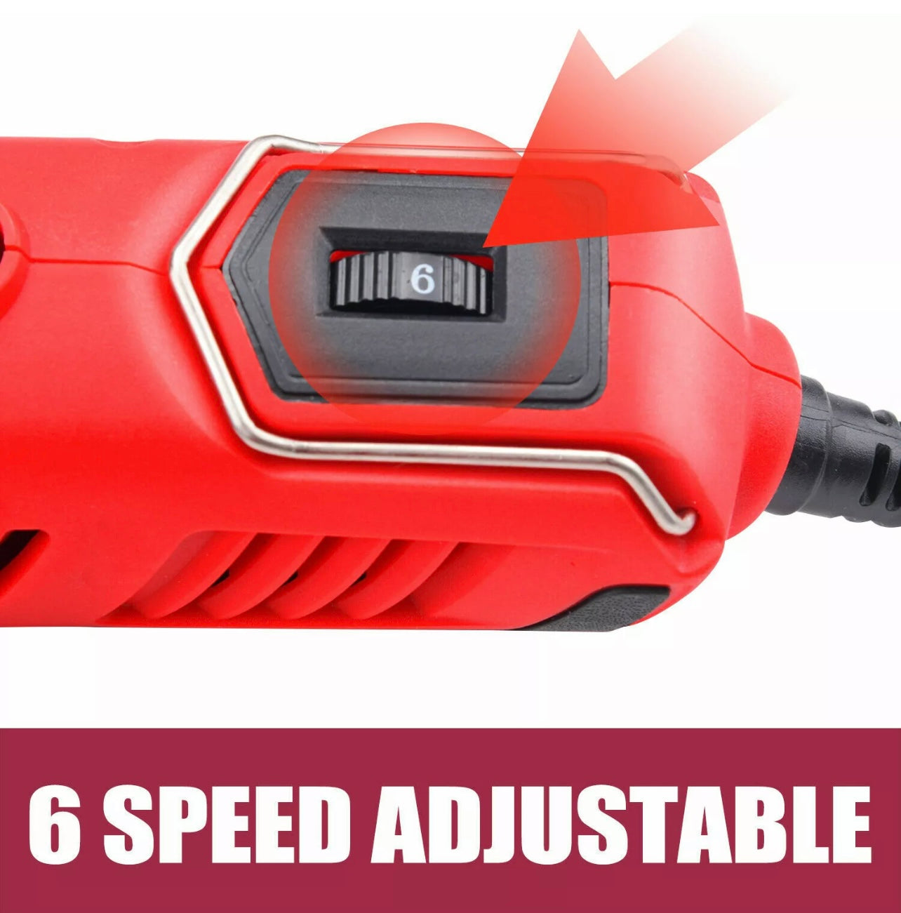 Heavy Duty 200W Rotary Tool Set Grinder Sander Polisher Flex Shaft Multi Acces.