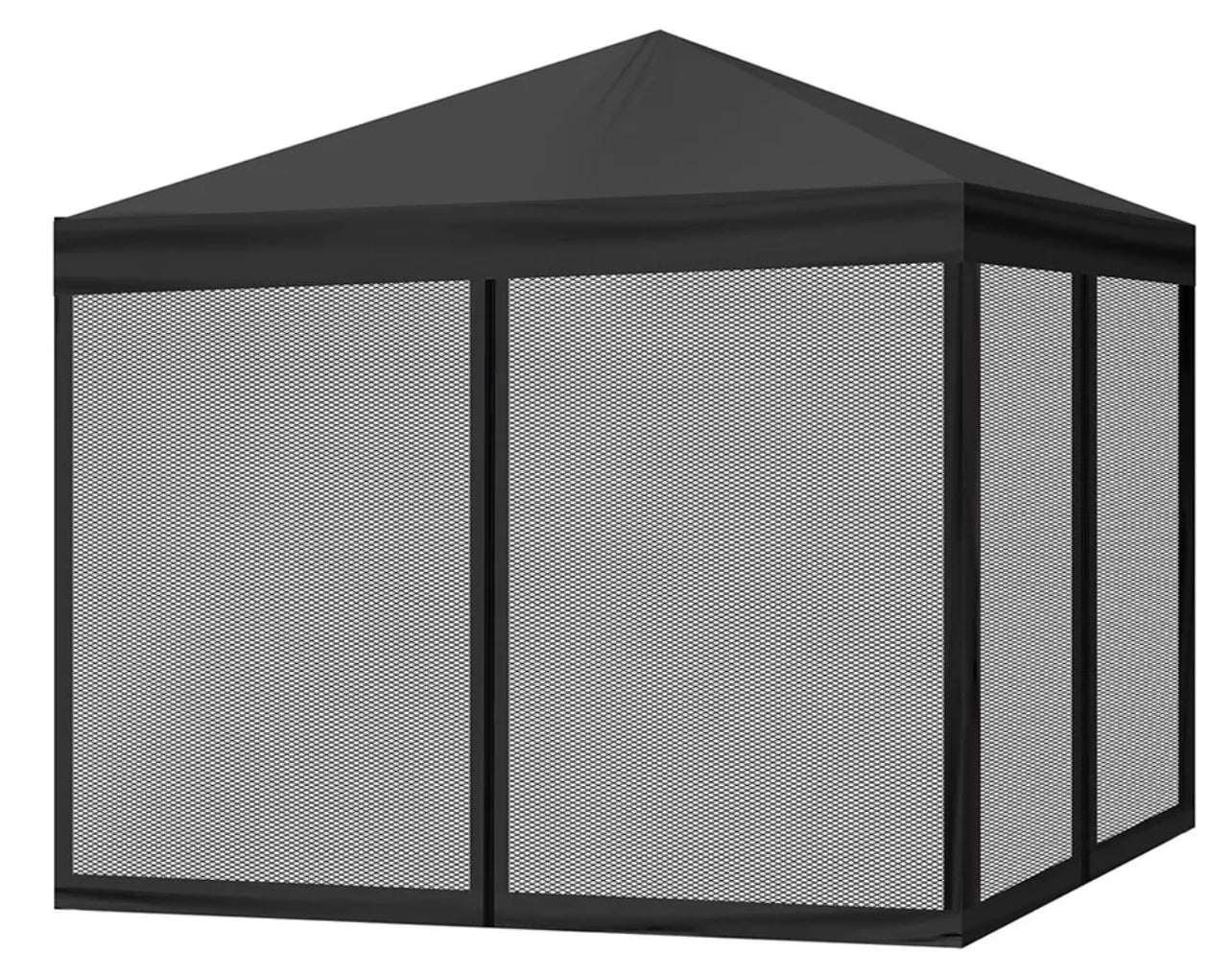 Mountview Gazebo 3x3 Marquee Pop Up Tent Outdoor Canopy Wedding Mesh Side Wall