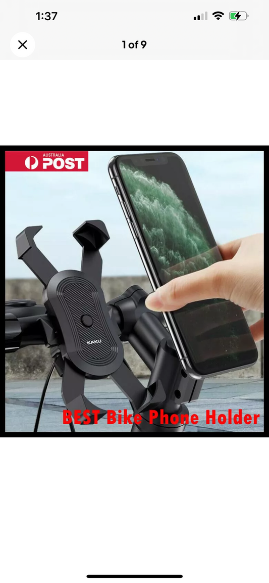 360° Rotation Mobile Phone Holder Handlebar Mount For Motorcycle Bicycle Bike