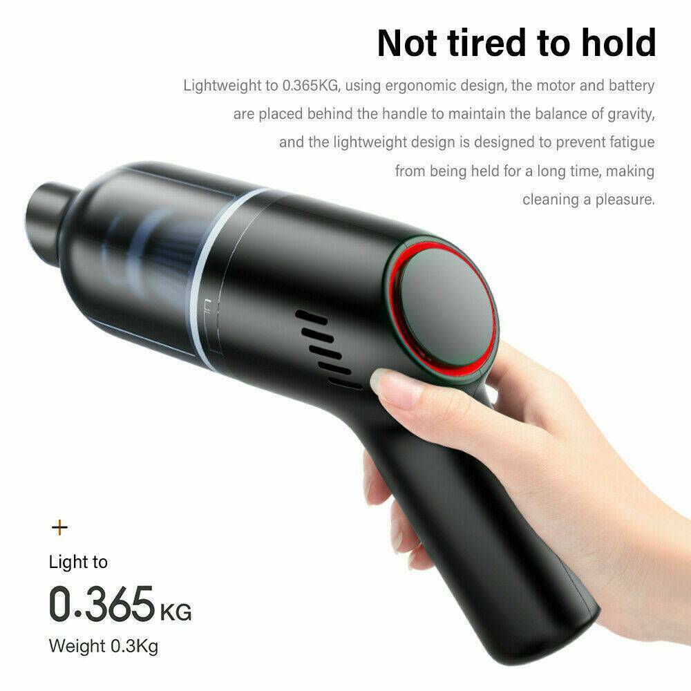 8000Pa Car Vacuum Cleaner Suction Cordless Handheld Rechargeable Portable Duster