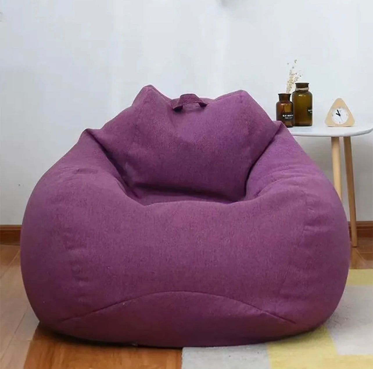 2 Size Large Bean Bag Chair Couch Sofa Cover + inner liner for lean bag Indoor For Adults Lazy Lounger