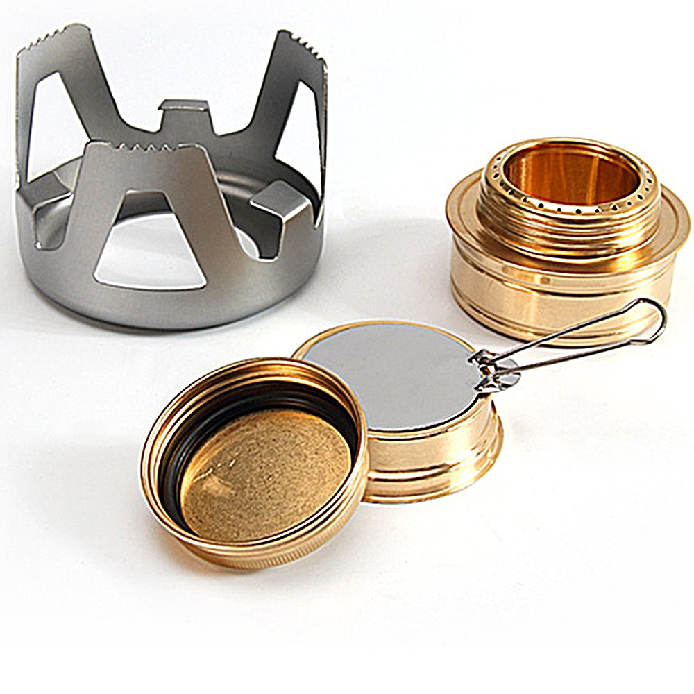 Mini Spirit Burner Alcohol Stove For Outdoor Hiking Camping Picnic Portable CG