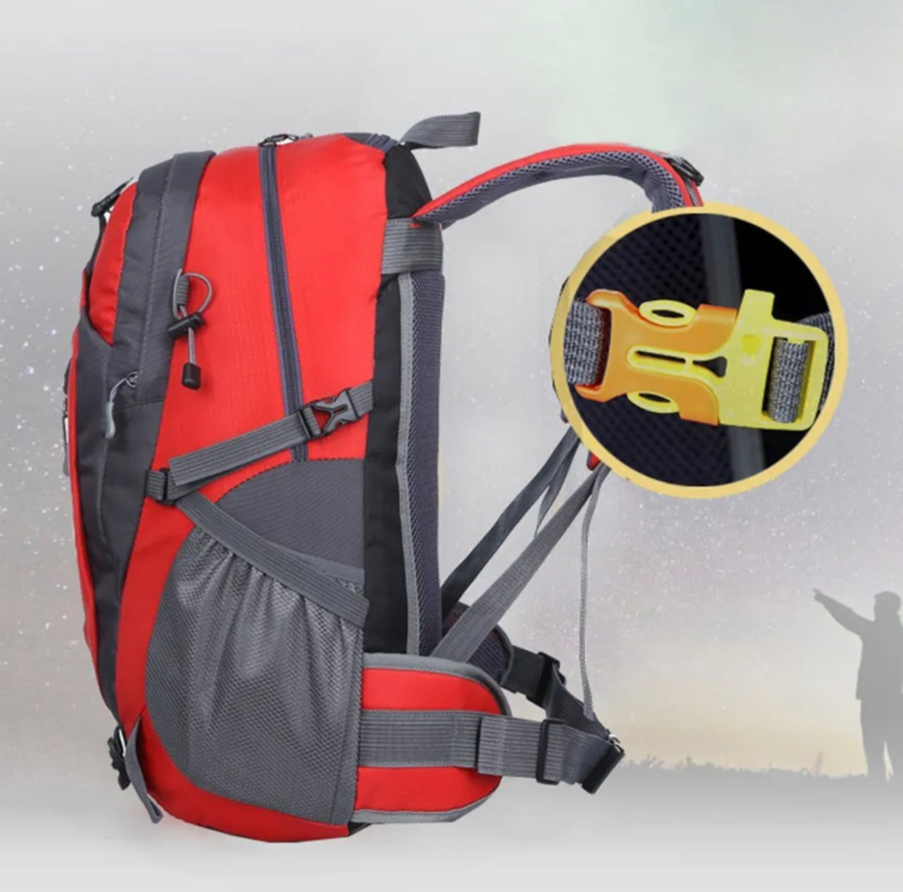 40L Large Waterproof Hiking Camping Bag Travel Backpack Outdoor Luggage Rucksack