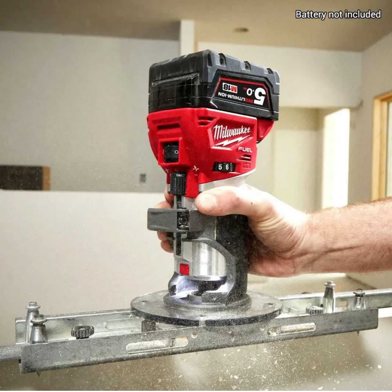 New Milwaukee M18FTR-0 18V Li-ion Cordless Fuel Laminate Trimmer - Skin Only