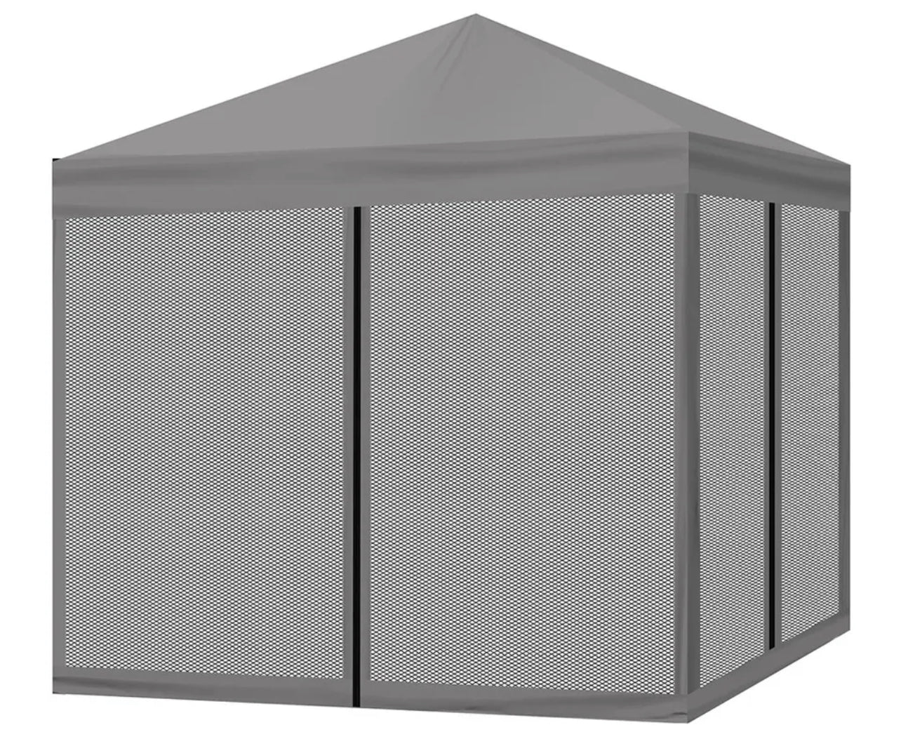 Mountview Gazebo 3x3 Marquee Pop Up Tent Outdoor Canopy Wedding Mesh Side Wall