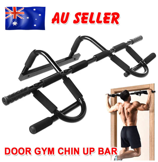 Pull Up Bar Doorway Chin Abs Exercise Home Gym Fitness Strength Workout Indoor