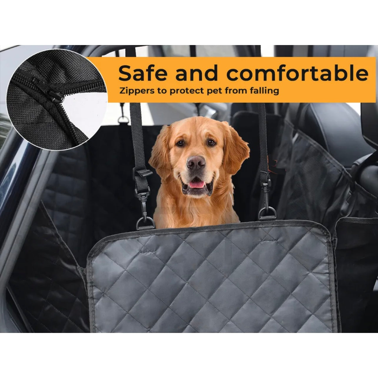 Pet Car dog Seat Cover Hammock NonSlip Protector Mat Waterproof Cat Dog Backseat