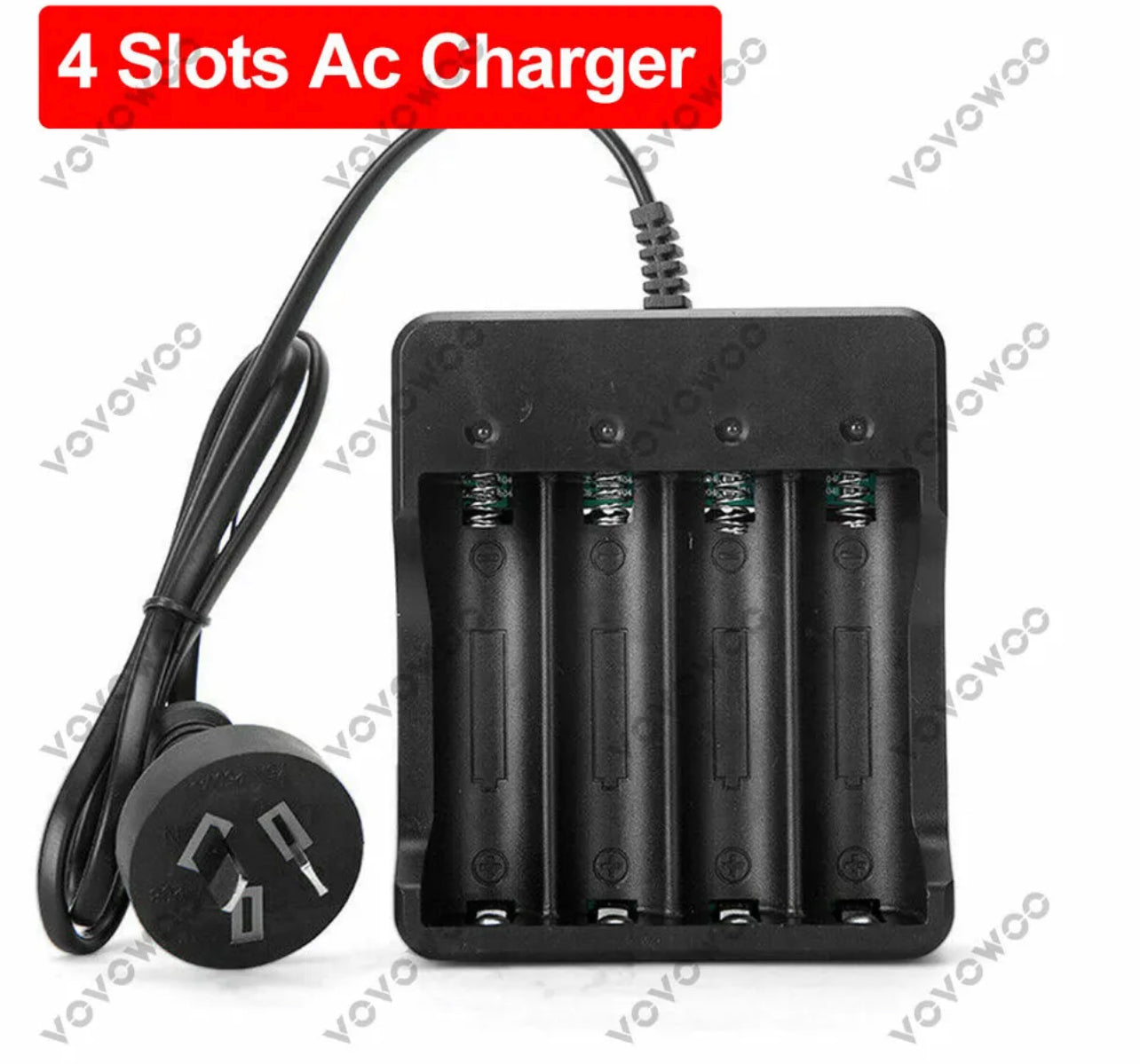 18650 Battery Charger Smart 4 Slots For Rechargeable Li-Ion FAST Charge AU PLUG