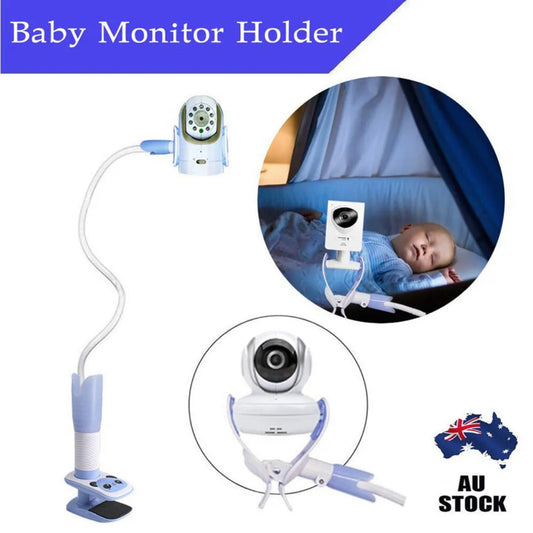 AU Universal Baby Flexible Camera Stand Mount Video Monitor Holder For Cot Bed