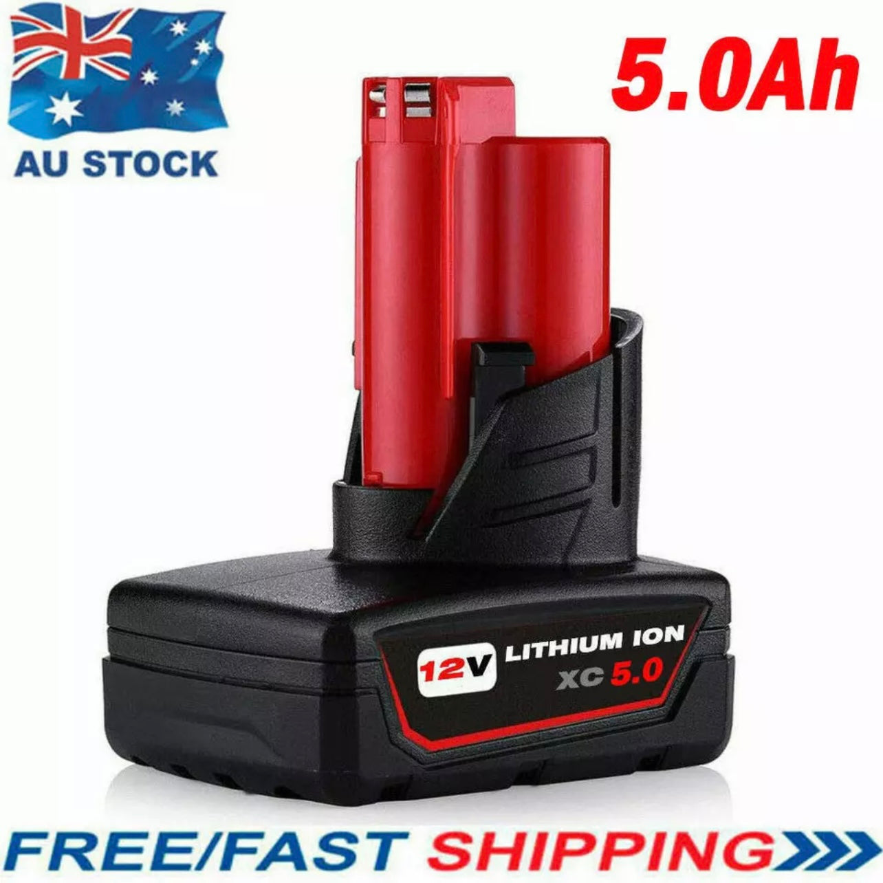 12V Pack For Milwaukee M12B6 Lithium M12 Battery M12B5 48-11-2440 Cordless