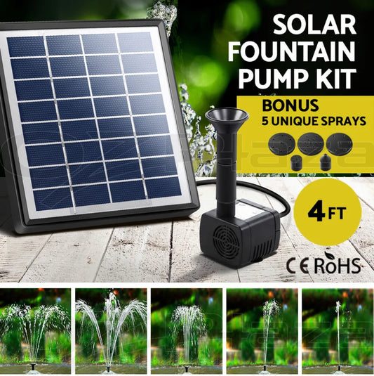 Gardeon Solar Pond Pump Water Kit Pool Fountain Pumps with Battery Submersible