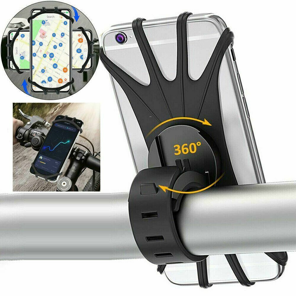 Bike Mobile Phone Holder Bicycle Handlebar Mount 360° Rotation For Motorcycle AU