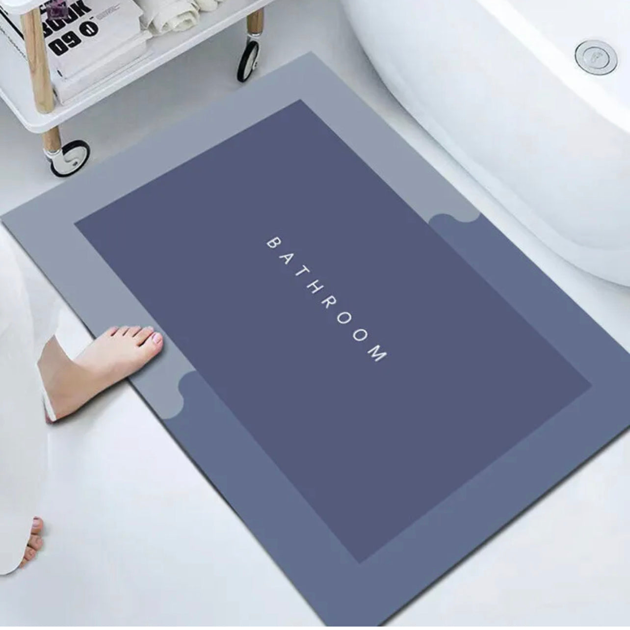 Super Absorbent Floor Mat Soft Quick-Drying Non-Slip Diatom Mud Bath Floor Mat