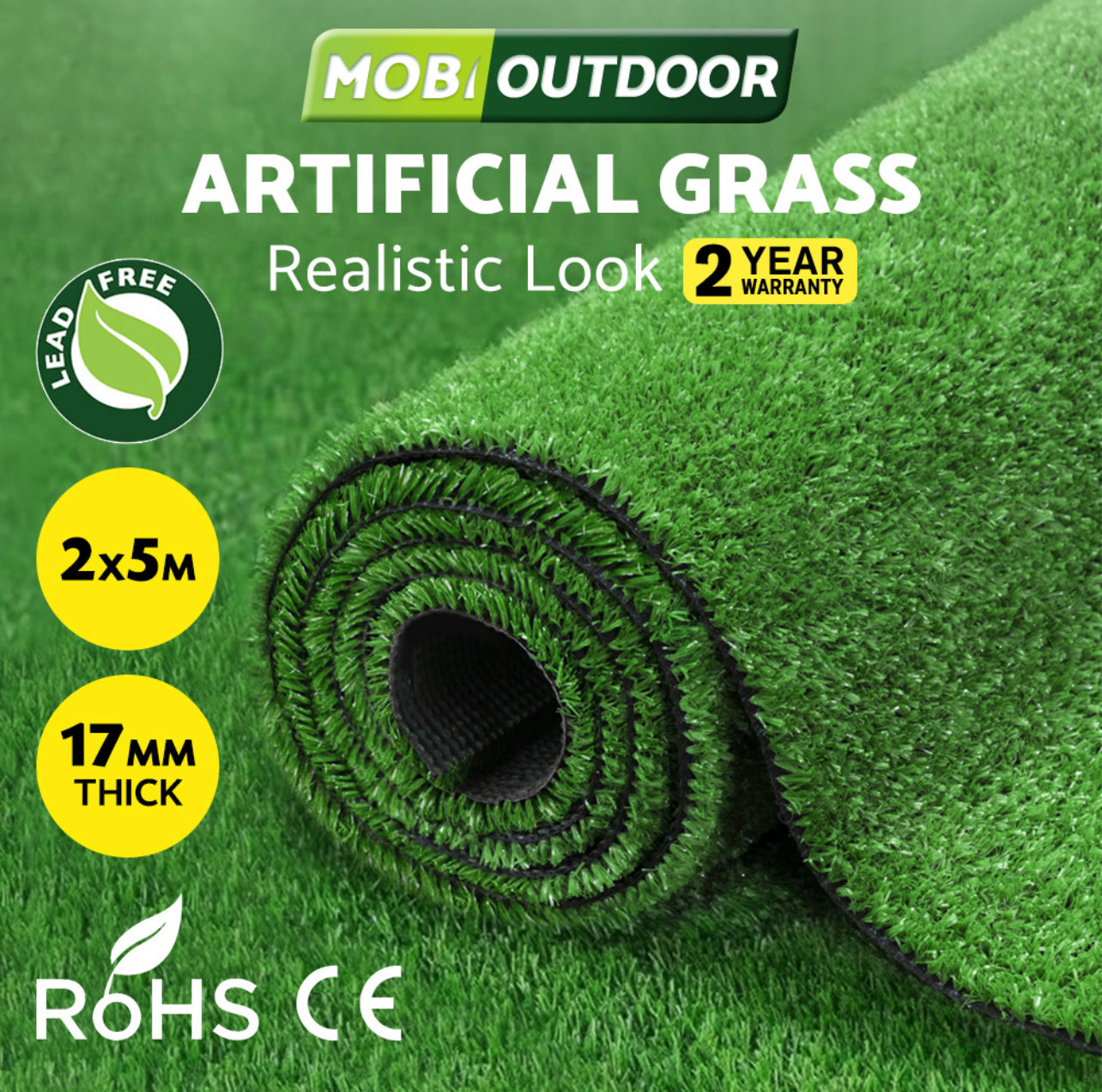 MOBI Artificial Grass 10mm 17mm 30mm Synthetic Fake Lawn Turf Joining Tape