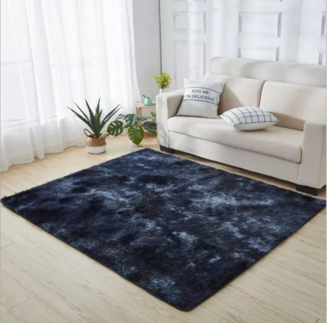 Fluffy Faux Fur Sheepskin Rug Non Slip Large Floor Carpet Rugs Mat Plush Soft AU (2)