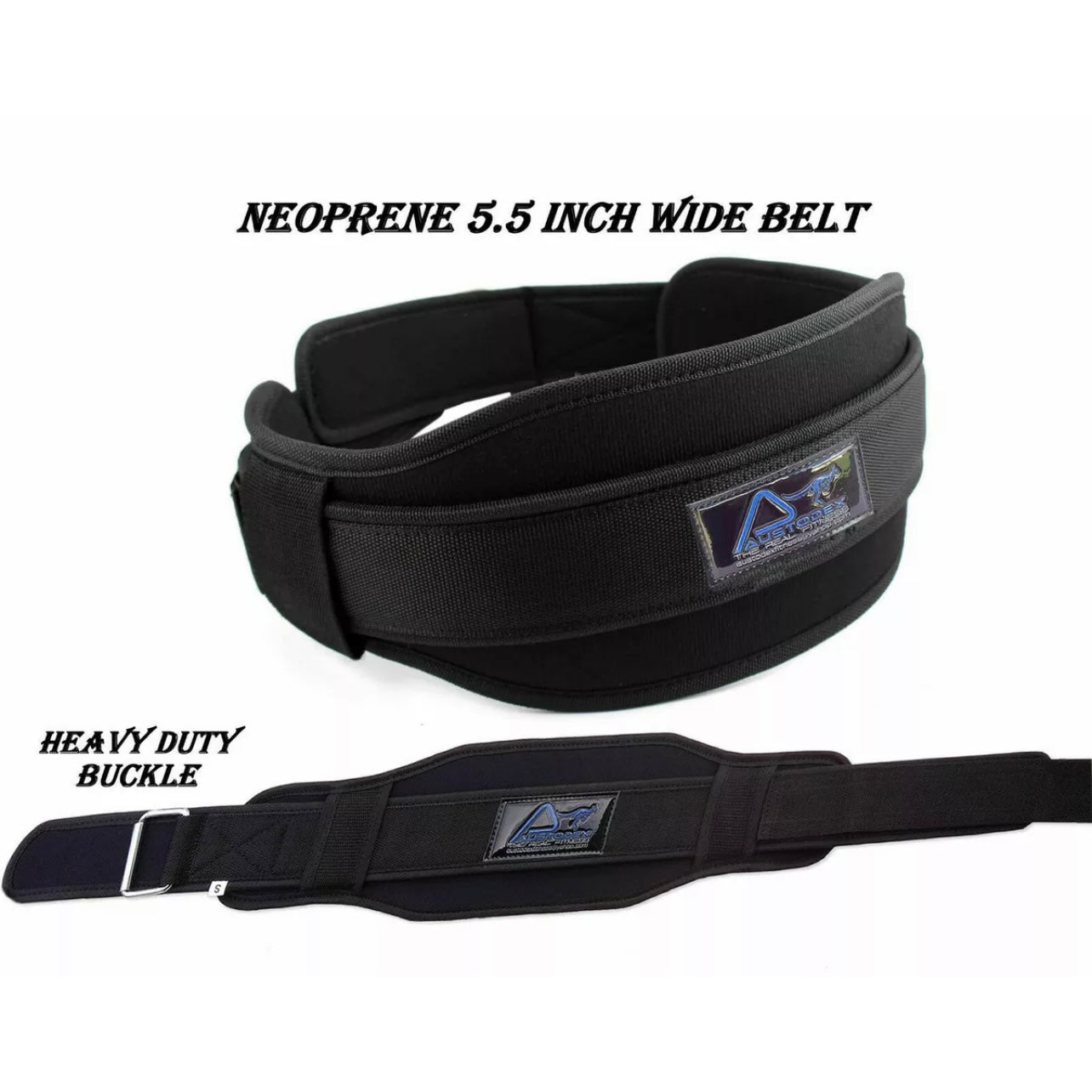 Weight Lifting Fitness Gym BodyBuilding Neoprene Wide Double Back Support Belt