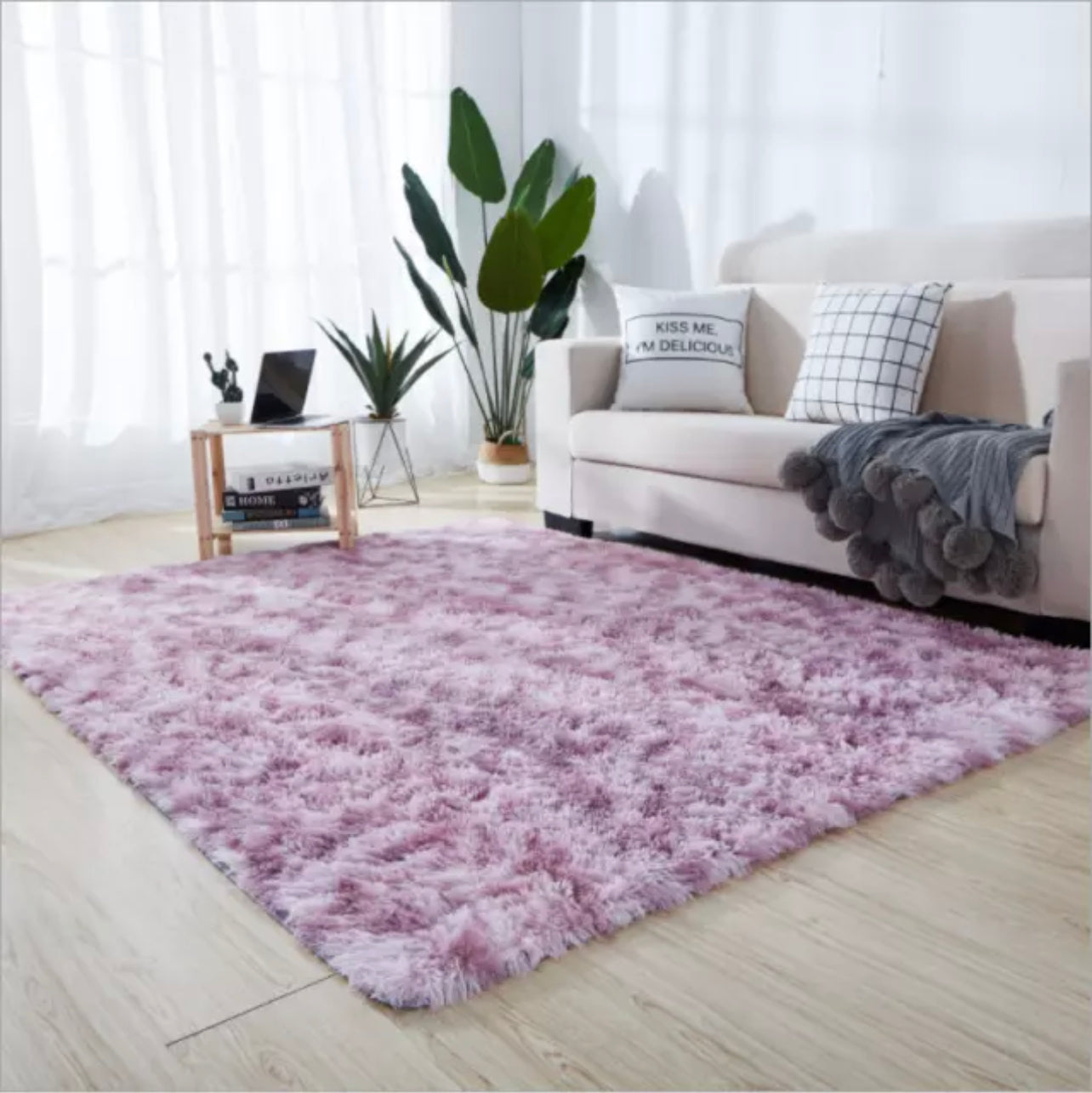 Fluffy Faux Fur Sheepskin Rug Non Slip Large Floor Carpet Rugs Mat Plush Soft AU (1)