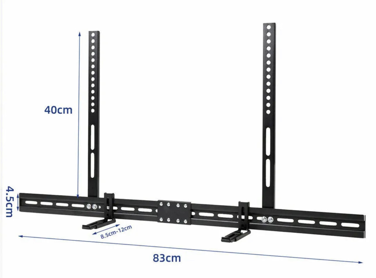 Adjustable TV Wall Bracket Soundbar Mount Holder Sound Bar Speaker Rack Universa