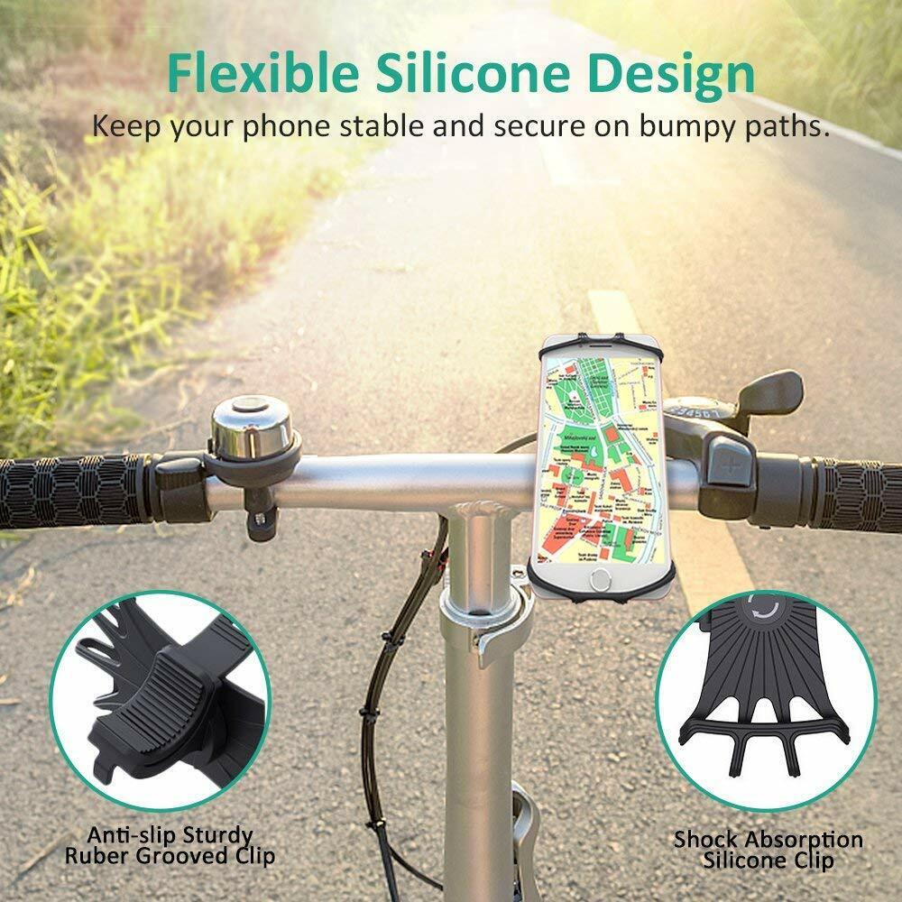 Bike Mobile Phone Holder Bicycle Handlebar Mount 360° Rotation For Motorcycle AU